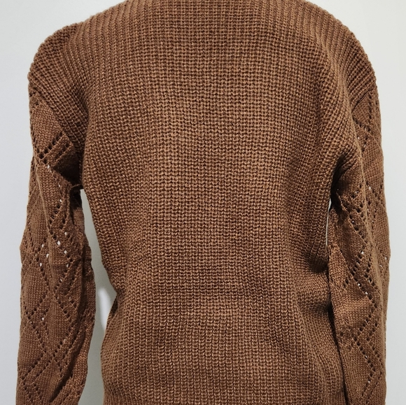 Kara & Kate purchase NWT Coffee Brown Sweater - Picture 3 of 4